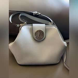 Guess Christi Mini Frame Satchel By Guess, Small, Pale Blue